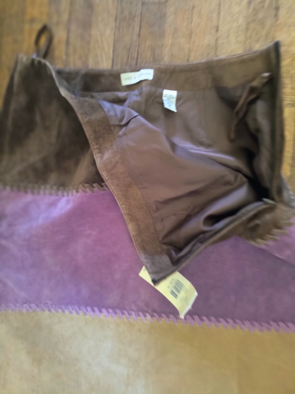 Lord & Taylor Suede Pencil Skirt